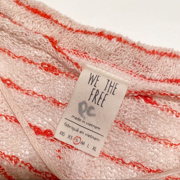 Free People Stripe Island Girl Hacci Oversized Tee - Picture 7 of 10